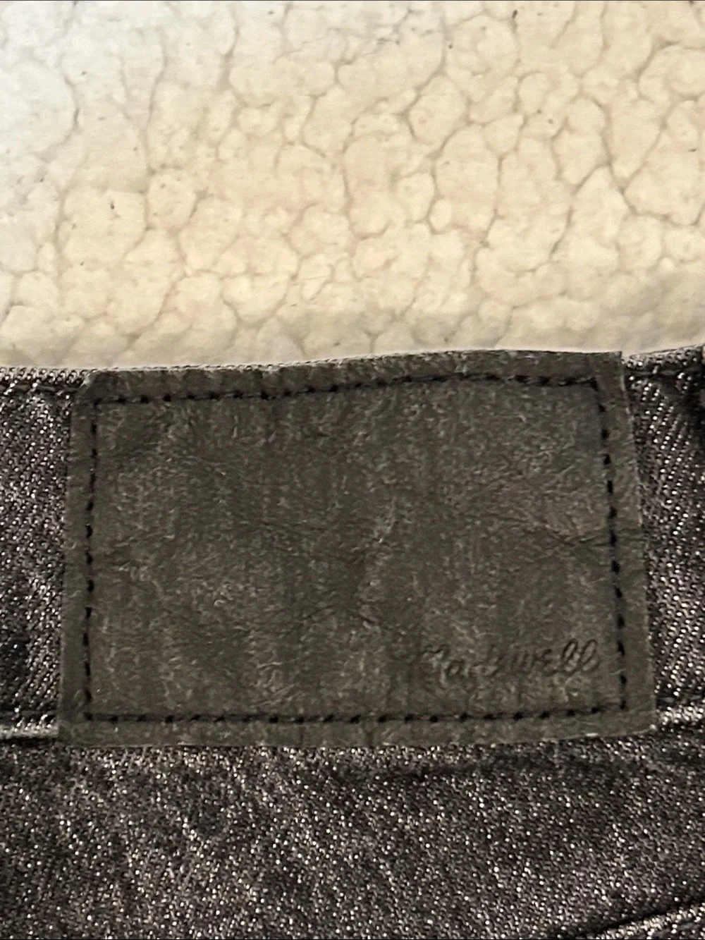 Madewell The Perfect Vintage Wide Leg Crop Jean size 27 Robles Wash Black - Picture 12 of 16
